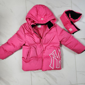 MLB 키즈 패딩 + 넥워머 145