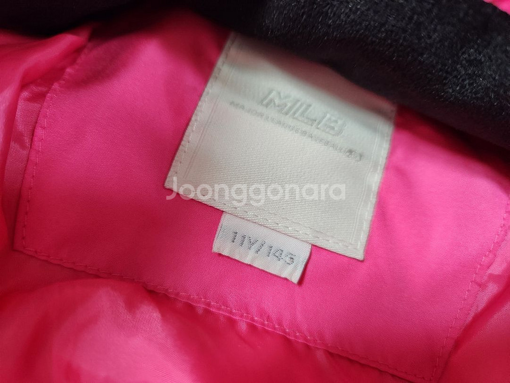 MLB 키즈 패딩 + 넥워머 145--2