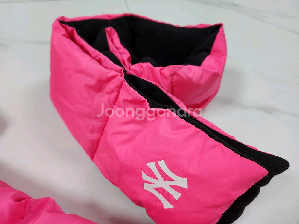 MLB 키즈 패딩 + 넥워머 145--4