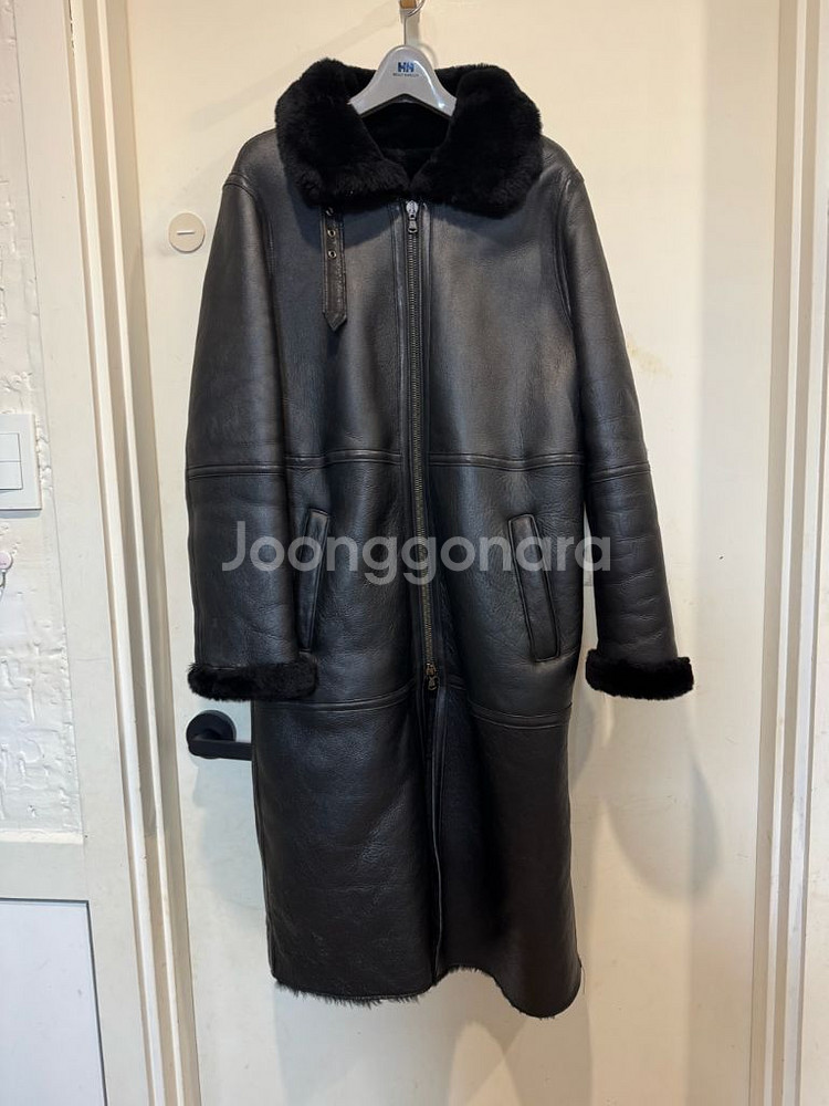 paper moon 페이퍼문 양가죽 무스탕 코트--2