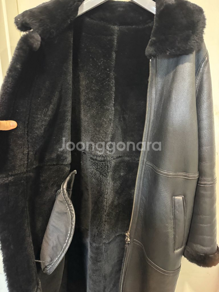 paper moon 페이퍼문 양가죽 무스탕 코트--8