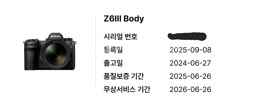 니콘 z6iii 카메라 팝니다 (z6 3)--5