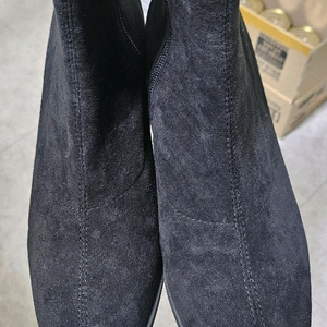 마리마켓 스웨이드 롱부츠