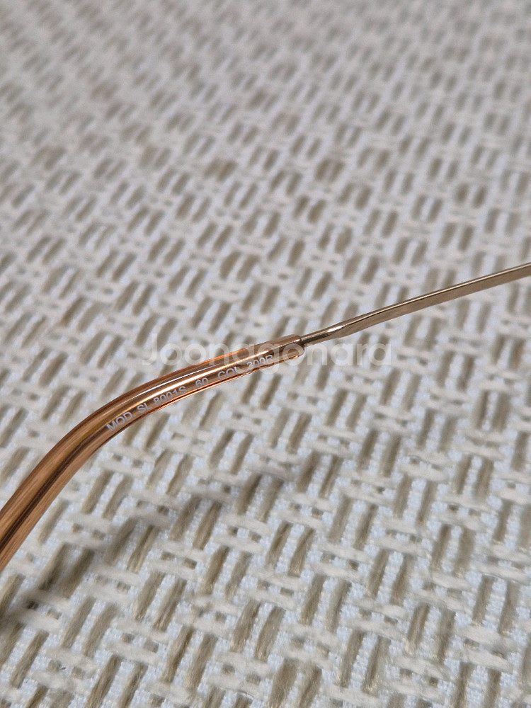 (정품) 펜디 FF 무테 선글라스 브라운 큐빅선글라스--6