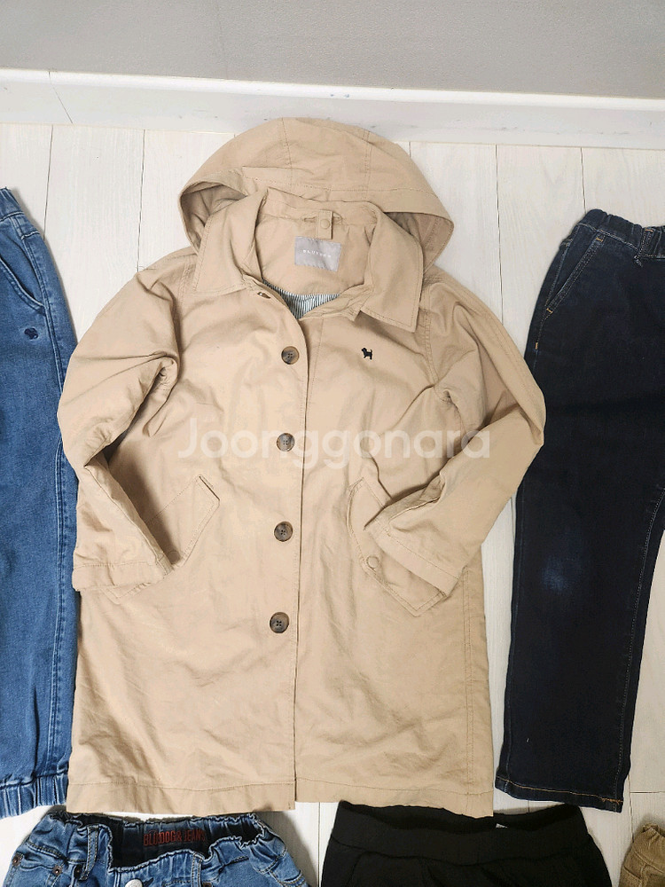 130사이즈 의류일괄 블루독 패딩등--4