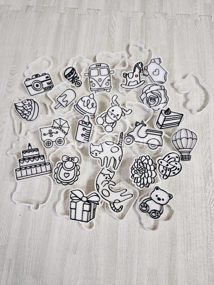 다양한 쿠키커터 쿠키틀(상태최상) 1-1--0