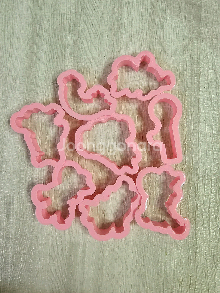 다양한 쿠키틀 쿠키커터(상태최상) 1-2--4