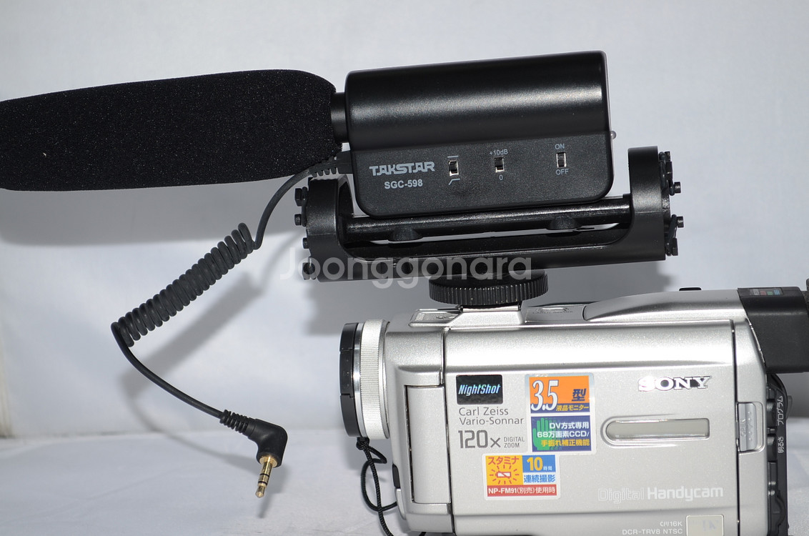 다이나믹마이크 샷건마이크 탁스타TAKSTAR SGC-598샷건마이크 박스풀 새것팝니다--3