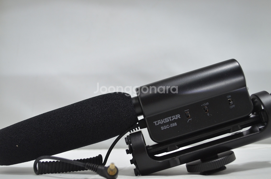 다이나믹마이크 샷건마이크 탁스타TAKSTAR SGC-598샷건마이크 박스풀 새것팝니다--2