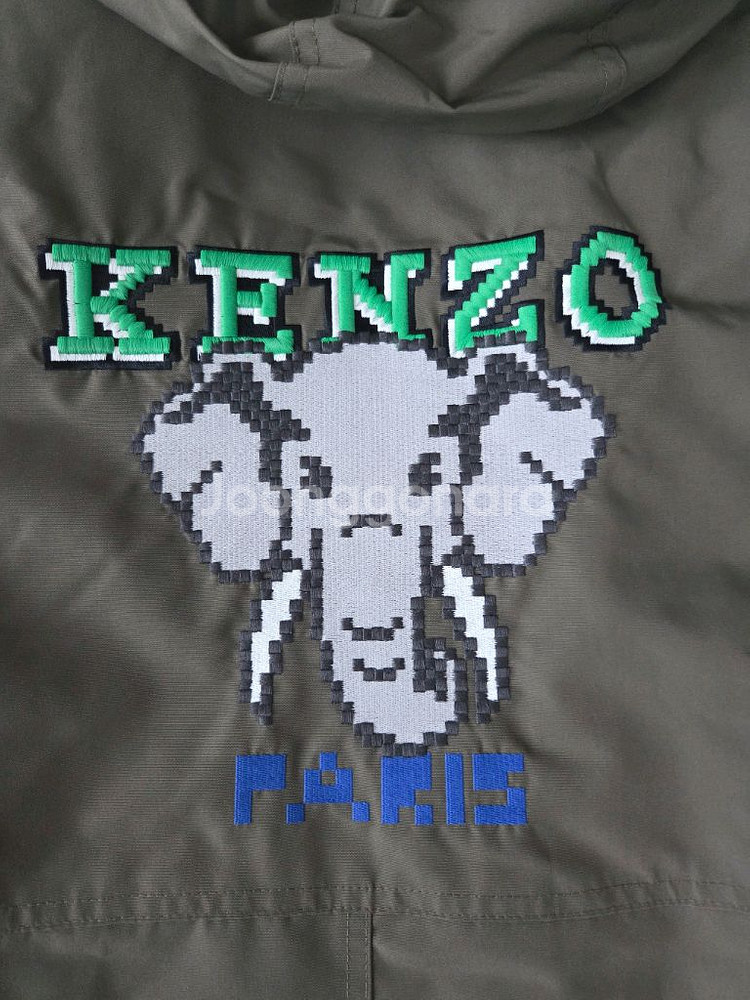 겐조키즈 야상 양털 롱점퍼 12A(150사이즈)--9