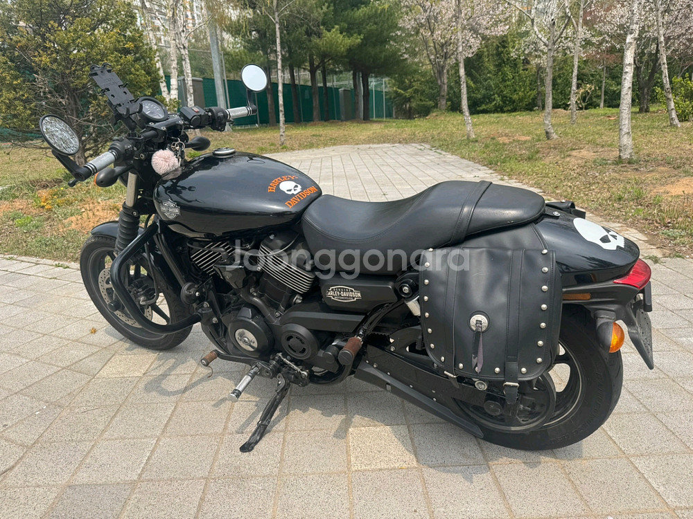 할리데이비슨 스트릿750 15년 짧은키로수 팝니다--3