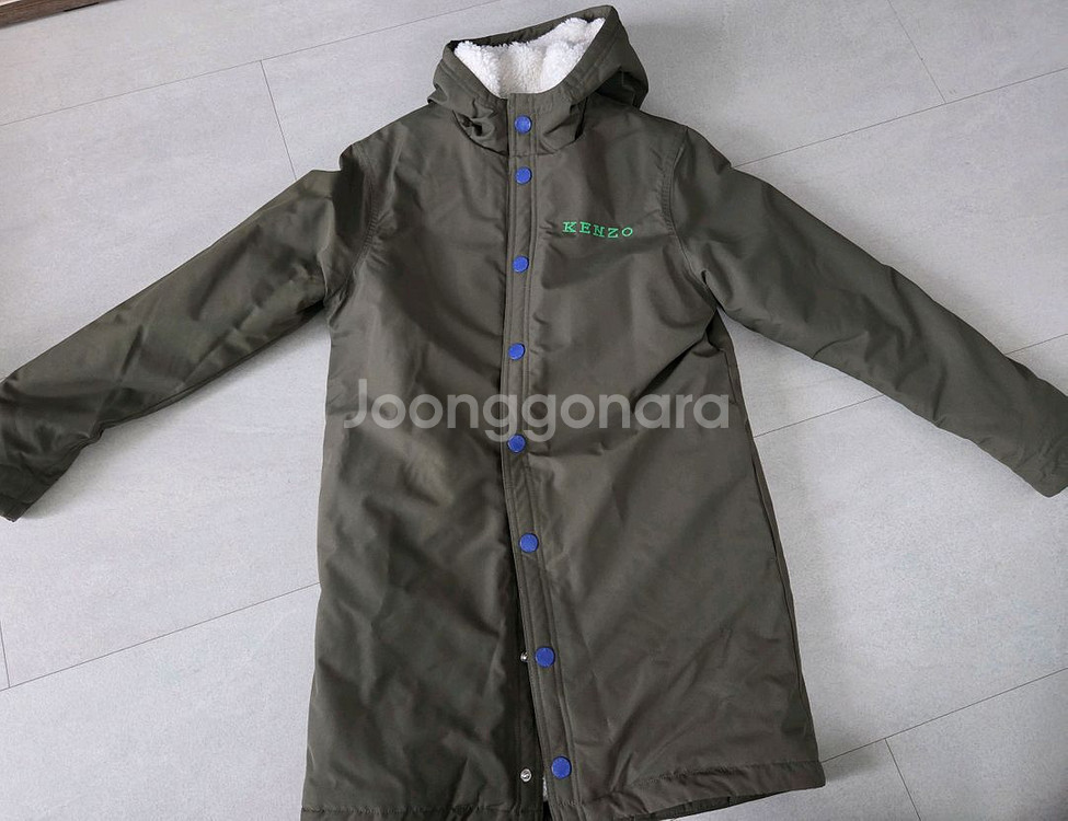 겐조키즈 야상 양털 롱점퍼 12A(150사이즈)--0