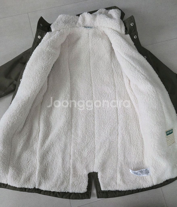 겐조키즈 야상 양털 롱점퍼 12A(150사이즈)--2