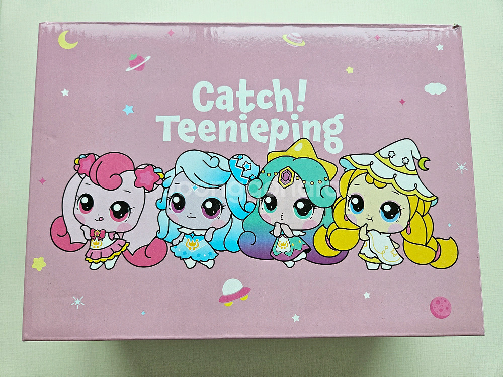 [새상품] 캐치!티니핑 LED 글리터 실버 리본 메리제인 구두 200--7