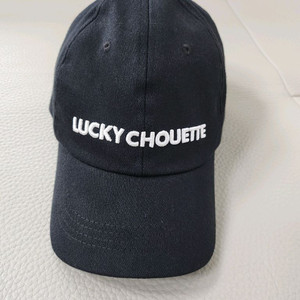 럭키슈에뜨 로고 볼캡 블랙모자