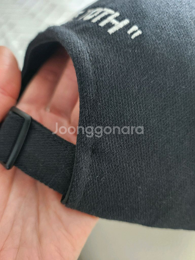 럭키슈에뜨 로고 볼캡 블랙모자--5