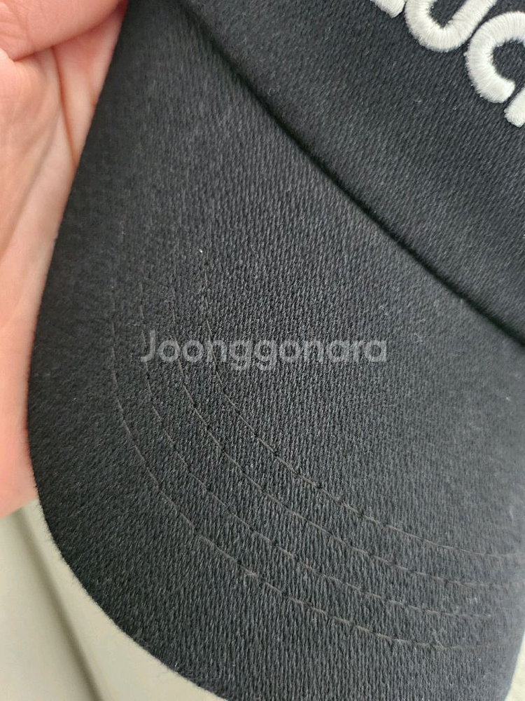 럭키슈에뜨 로고 볼캡 블랙모자--6