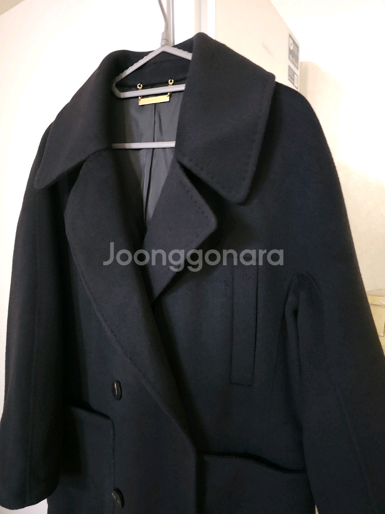 시스템 양모 캐시미어 핸드메이드 롱코트--2