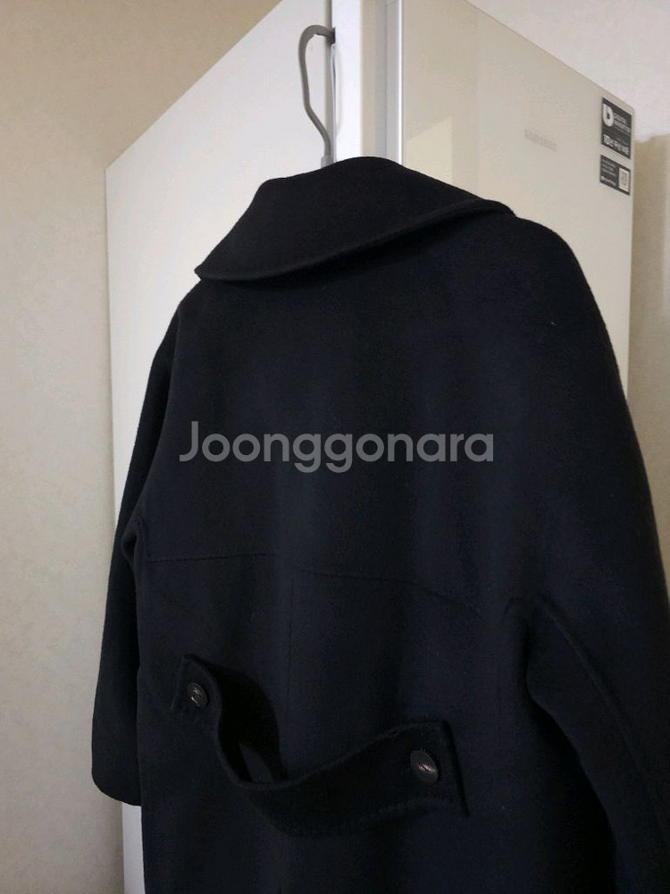 시스템 양모 캐시미어 핸드메이드 롱코트--5