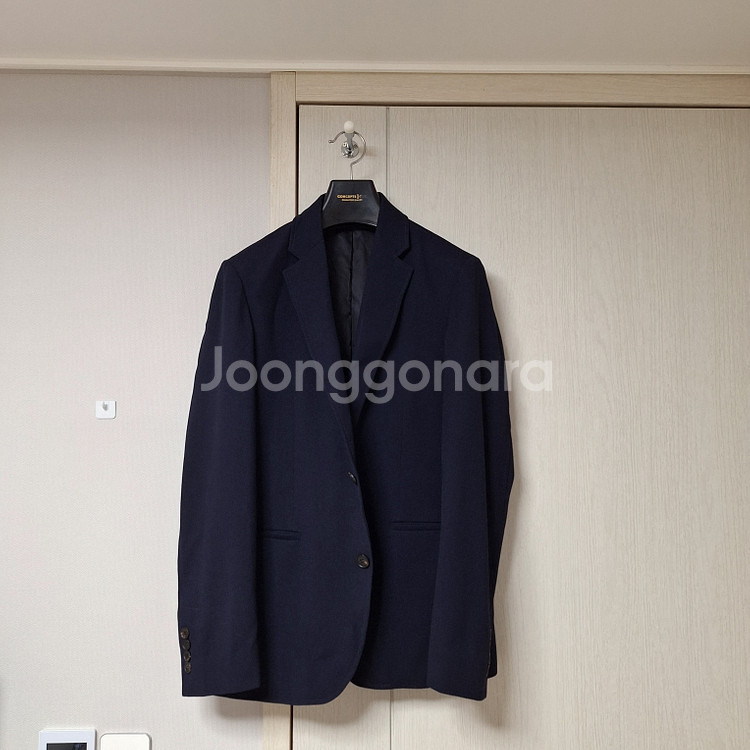 타임옴므 울 블렌드 슬릿 싱글 자켓--0