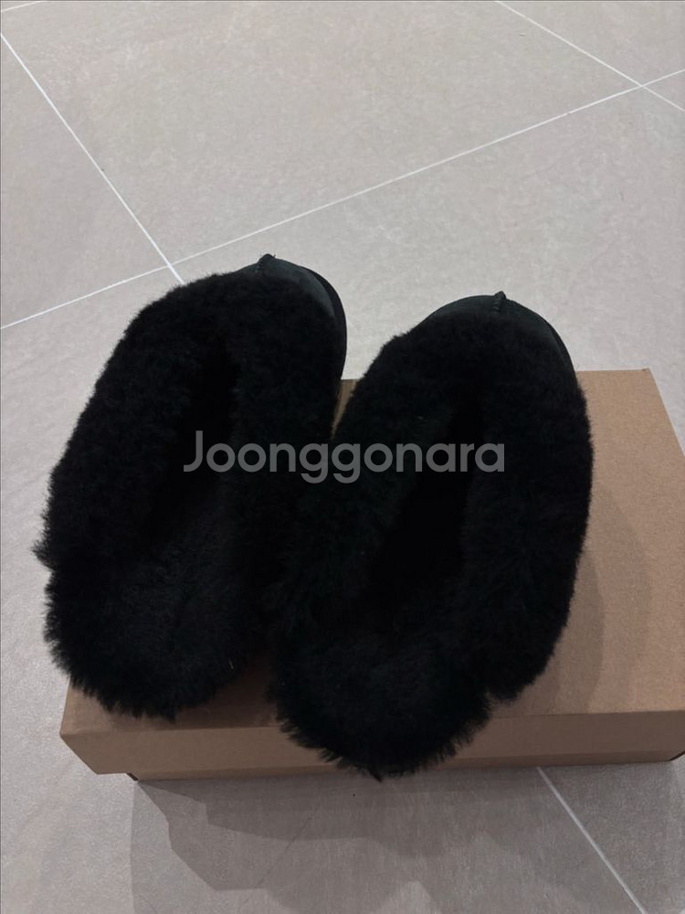 어그(UGG) 코케트 슬리퍼 블랙 UK4--3