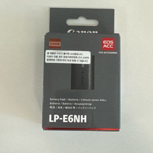 미개봉 캐논 LP-E6NH 배터리