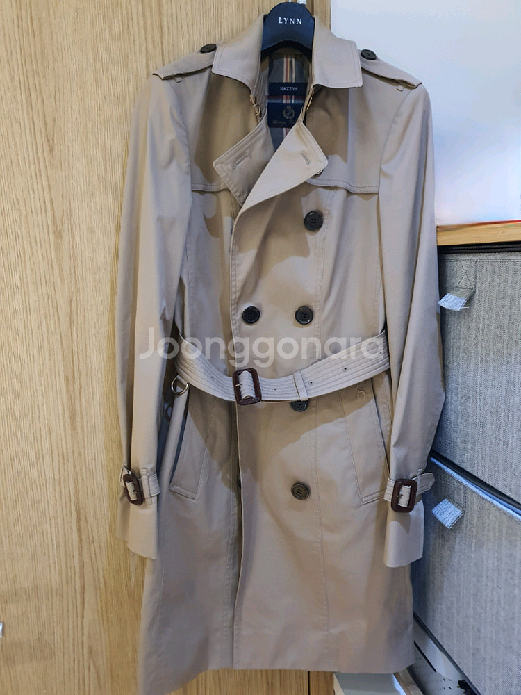 헤지스 헤리티지컬렉션 여성 더블 트렌치 새상품급 판매합니다!--0