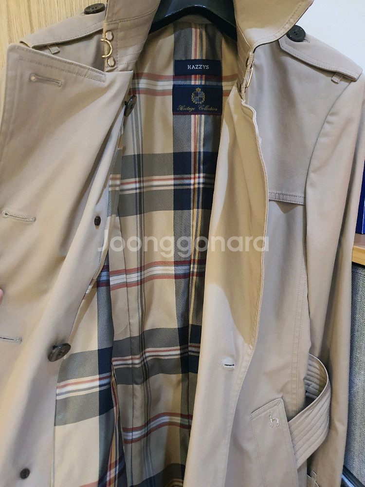 헤지스 헤리티지컬렉션 여성 더블 트렌치 새상품급 판매합니다!--3