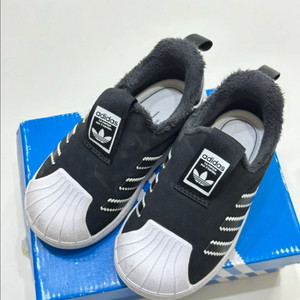 아디다스 슈퍼스타 360 슬립온 키즈 블랙 140