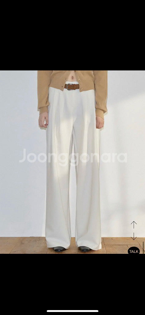 (새상품) ODS GAVE WOOL SLACKS - 크림 L--4