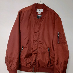 남성 H&M 간절기 블루종 패딩점퍼(새상품.95)