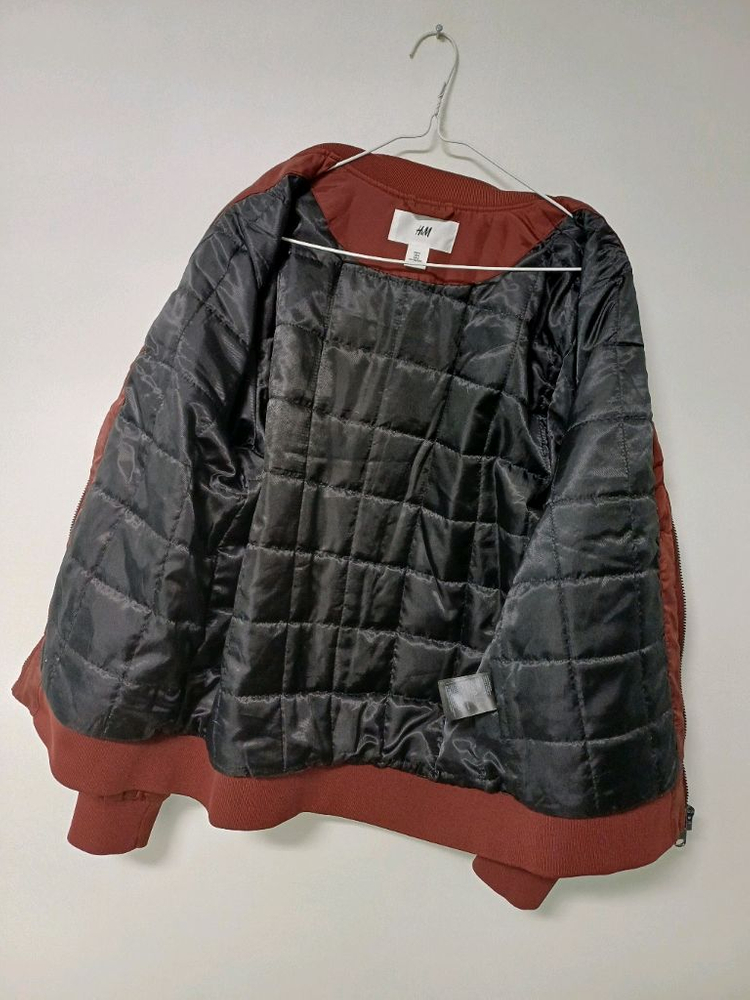 남성 H&M 간절기 블루종 패딩점퍼(새상품.95)--5