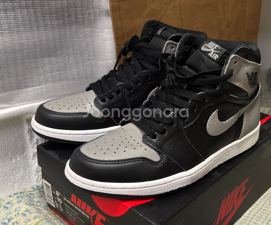 [265]새상품급 2018조던1하이OG 섀도우(쉐도우)--1