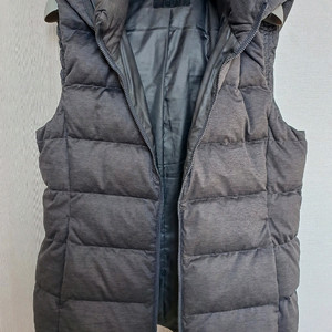 후드 패딩 조끼