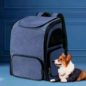 LDLC 강아지 확장형 이동가방(네이비)