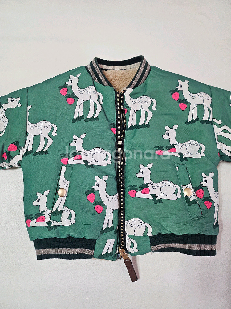 리미떼두두 아동 양면 점퍼 밤비 xs--0