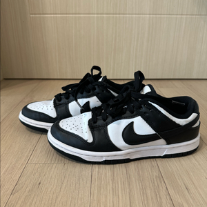 나이키 키즈 주니어 덩크 로우 범고래 225사이즈 블랙