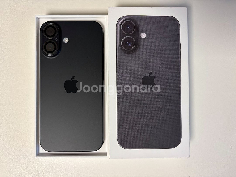 [새상품급] 아이폰16 블랙 256GB 배터리 100%--0