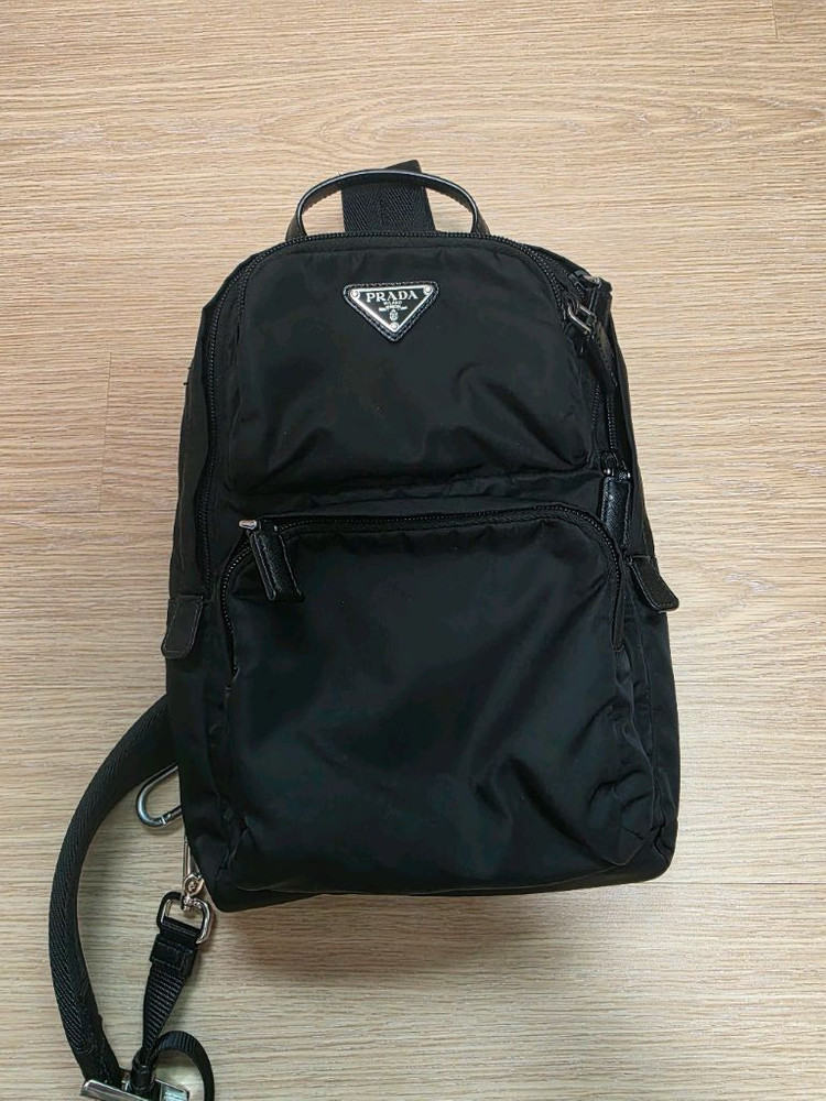 프라다 리나일론 벨트백--4