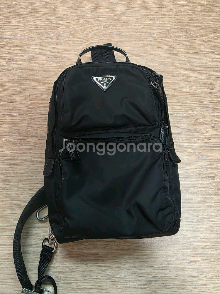 프라다 리나일론 벨트백--4