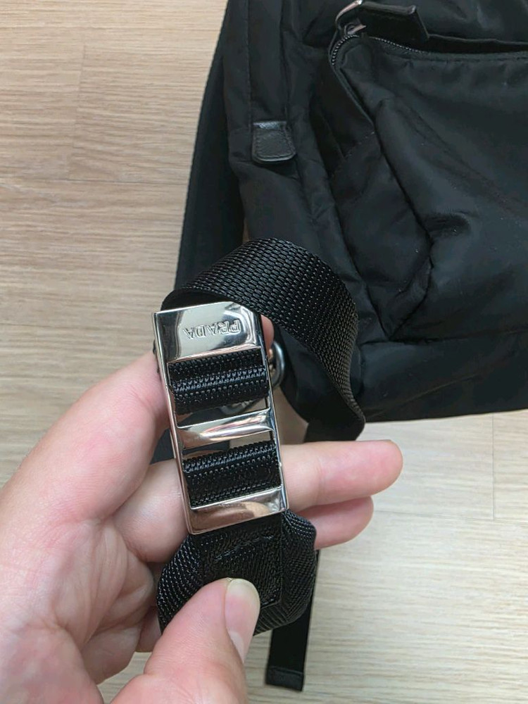 프라다 리나일론 벨트백--6