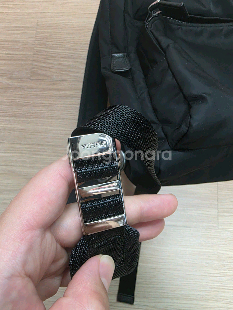 프라다 리나일론 벨트백--6