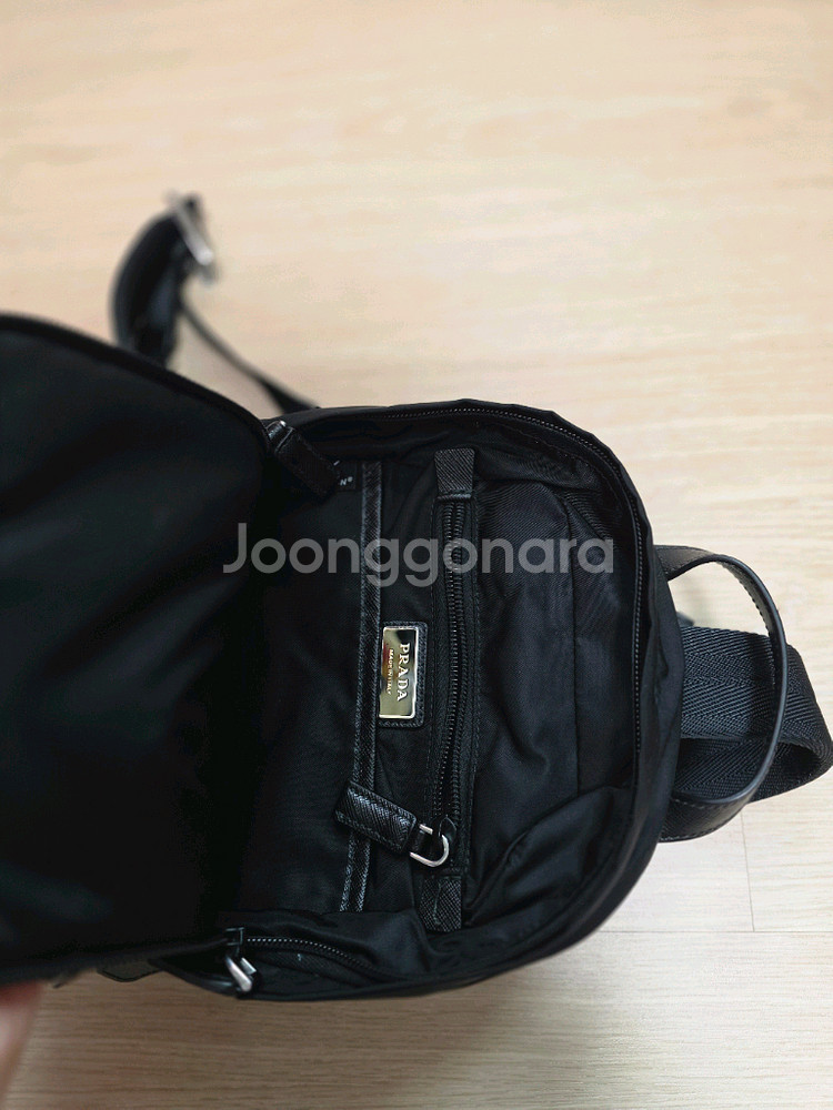 프라다 리나일론 벨트백--8