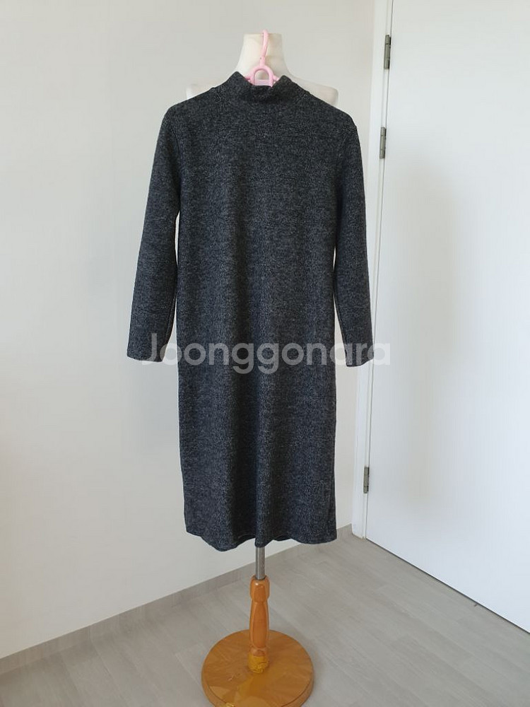 (새상품)부드러운 목폴라 원피스 55~66반--2