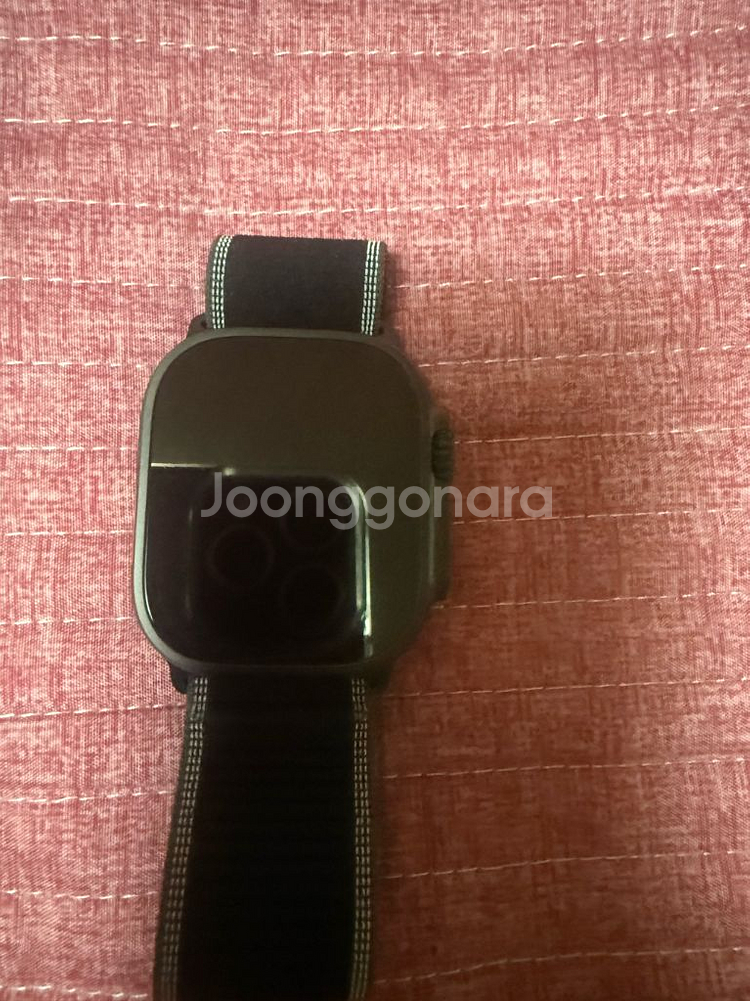 애플워치 울트라3 블랙 트레일 루프 M/L--0