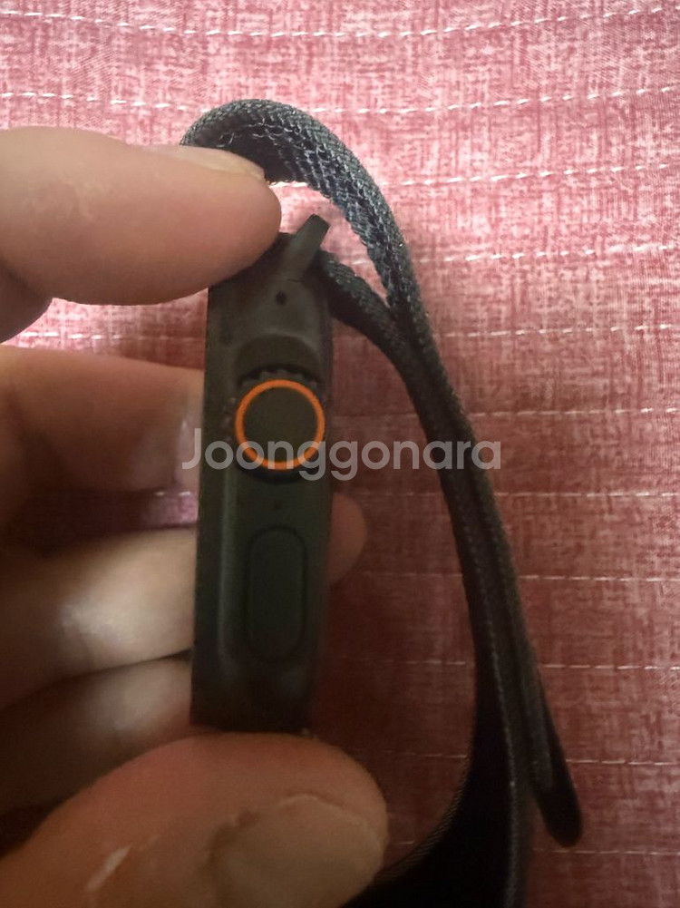 애플워치 울트라3 블랙 트레일 루프 M/L--1