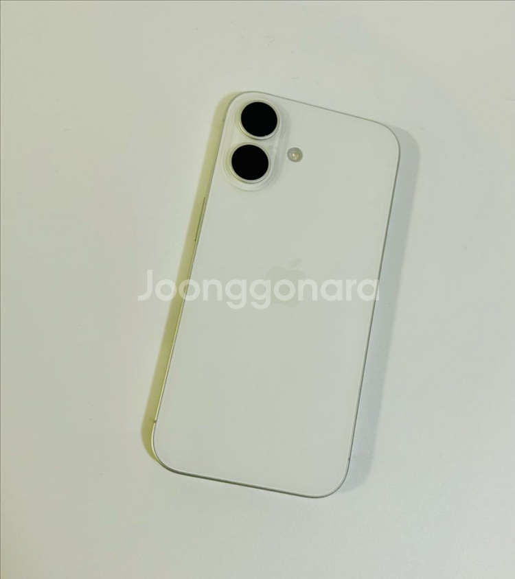 아이폰16 256gb 화이트s급 중고폰공기계--0
