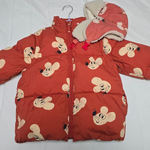 보보쇼즈 쥐돌이 패딩.모자 세트 4-5 110 52