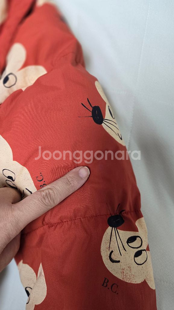 보보쇼즈 쥐돌이 패딩.모자 세트 4-5 110 52--4