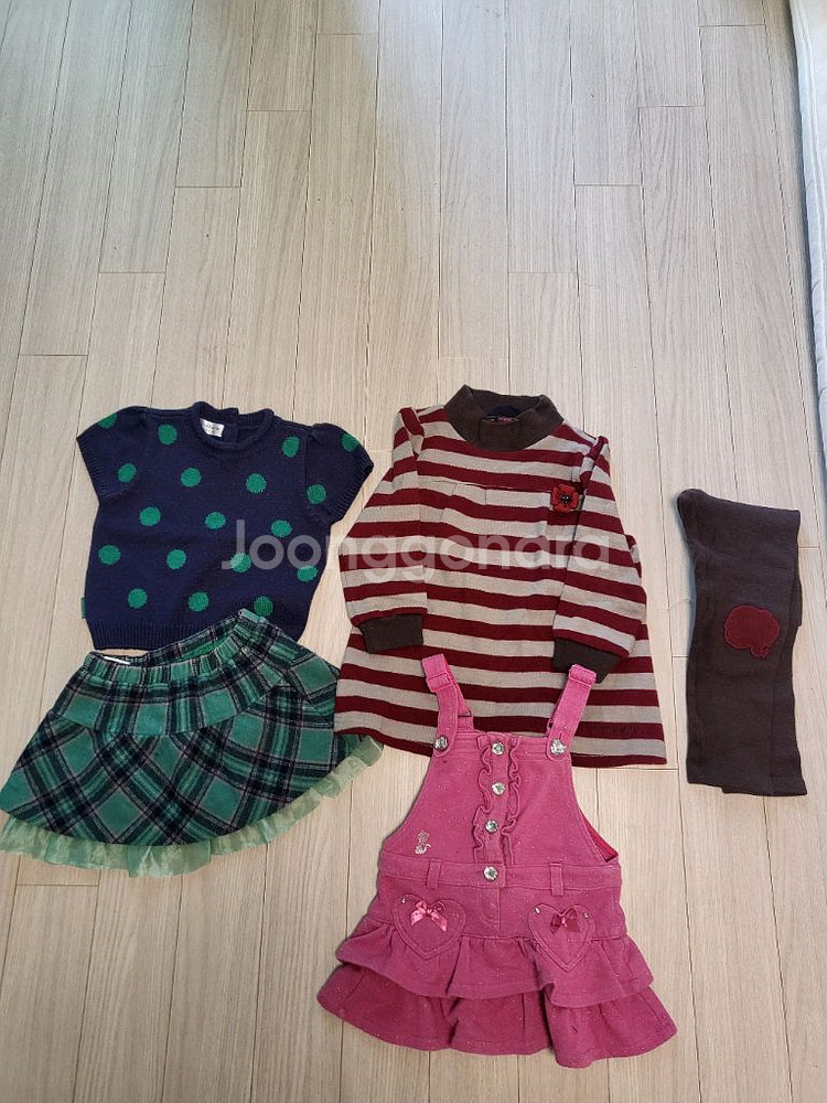 여아브랜드 의류 세트 100사이즈--0